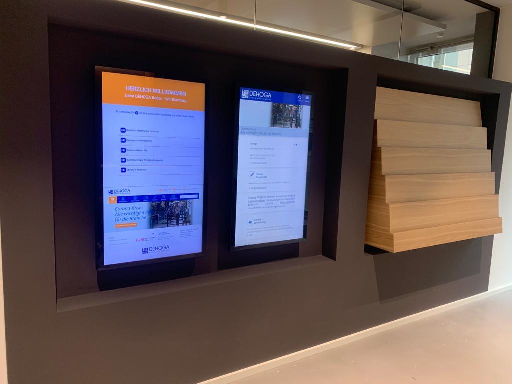 Installation von InfoPlay im Hotel Dehoga Baden-Württemberg